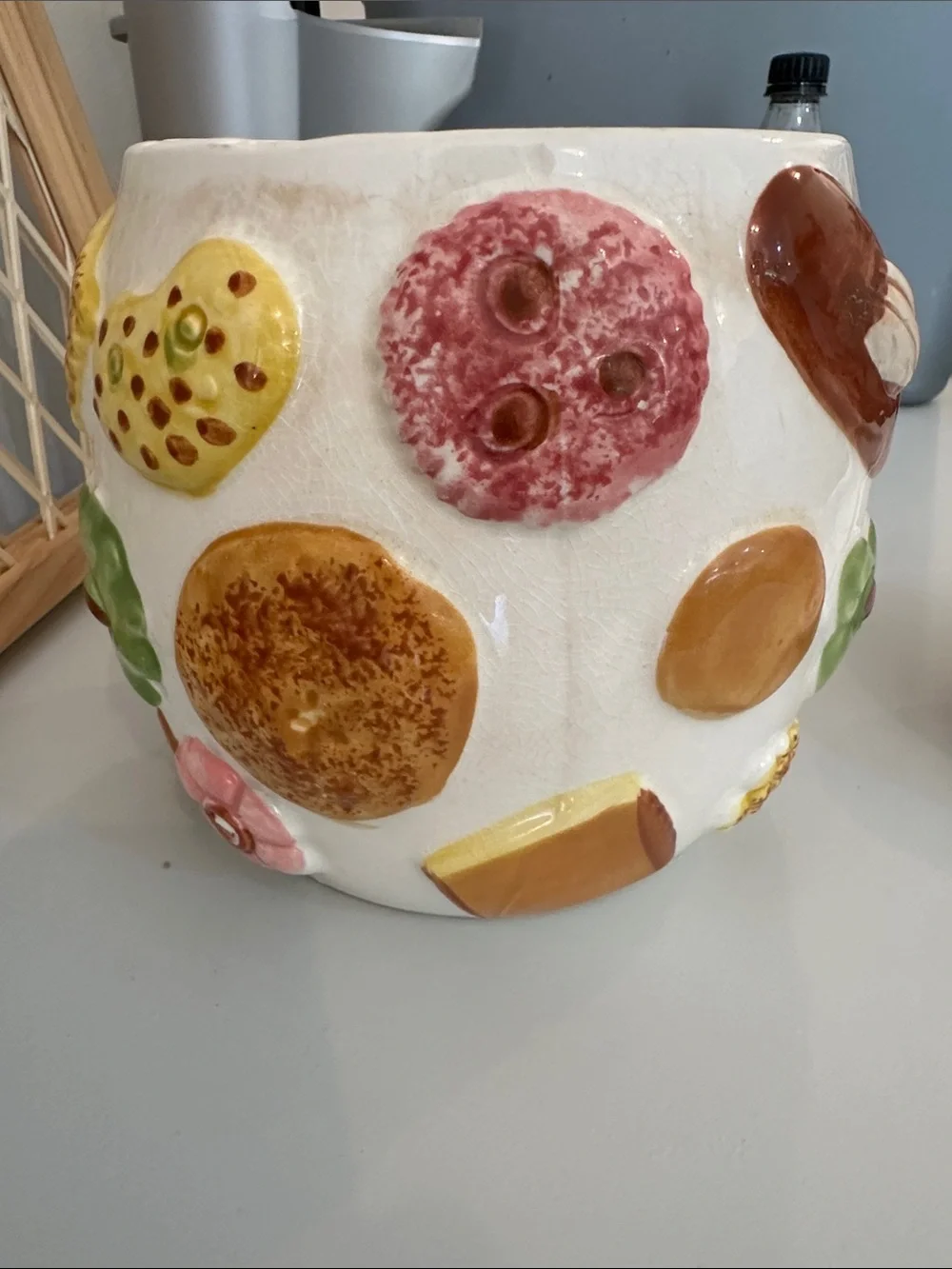 Vintage 1950’s NAPCO “Cookies All Over” cookie jar - Picture 5 of 8